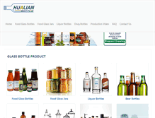 Tablet Screenshot of china-glass-bottle.net